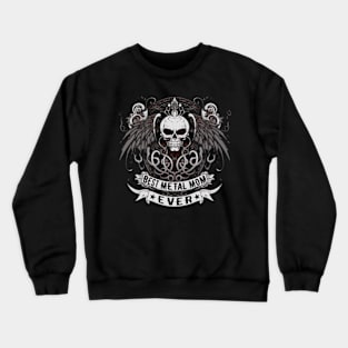 Abstract Dark skull, Best metal mom ever, gothic style Crewneck Sweatshirt